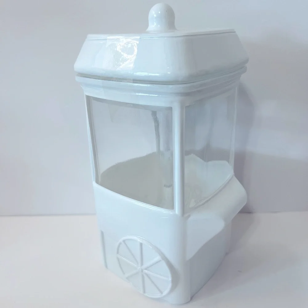 Target 🎯 White Novelty Cart Vessel